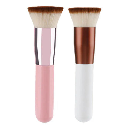 1Pcs large flat head foundation make-up BB cream liquid foundation soft hair seamless makeup brush concealer