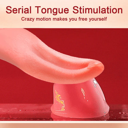 Powerful Tongue Licking Vibrator Adult Sex Toy For Women Female Masturbation G Spot Vibrators Nipple Vagina Clitoris Stimulator