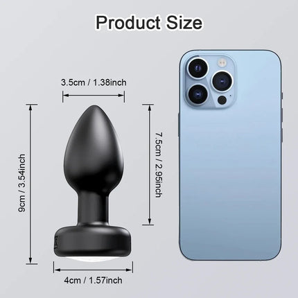 Vibrating LED Anal Plug Wireless APP Women Butt Plug Prostate Massager for Men Vibrating Adult Sex Toy Anal Vibrator for Couples