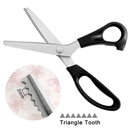 Tailor scissors Pinking Shears Zig Zag Sewing Cut Serrated Lace Scissors Sewing Accessories Fabric Scissors DIY Craf Sewing Tool