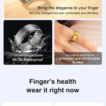 2025 R06 Smart Ring Men Women Health Monitor IP68 Waterproof Man Smartring Fitness Tracking Smart Rings Multiple Sport Modes