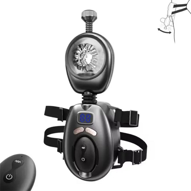 Automatic Swing Male Masturbator Remote Control Thrusting Vibrating Masturbator Cup Stroker Pocket Pussy Adult Sex Toys For Men