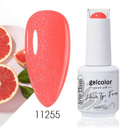 Arte Clavo Colourful Gel Nail Polish Nail Art Gel Varnishes Macaron Color Nail Semi Permanant Soak Off LED UV Gel Nail Varnishes