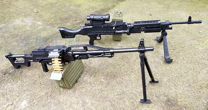 1/6 AK47 G36  TAVOR Assault Rifle Light Machine Gun PKP M240 RPK74 Plastic Assemble Model Kit Soldier Weapon Boy Toys