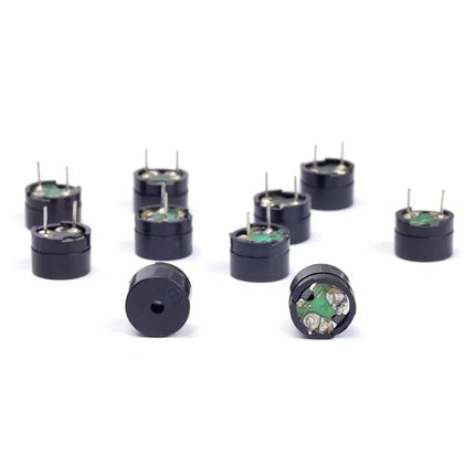 10PCS Passive Buzzer 12MMx8.5MM 12085  Resistance 3V 5V 9V 12V in Common Use Mini Piezo Buzzers Kit, for Arduino