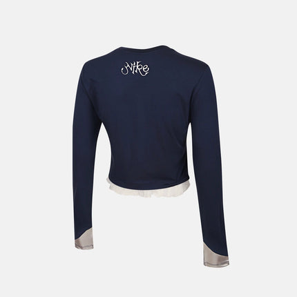 NIKE Women's AS W NSW LS CRP Sports and Leisure Long sleeved T-shirt IO0467-410