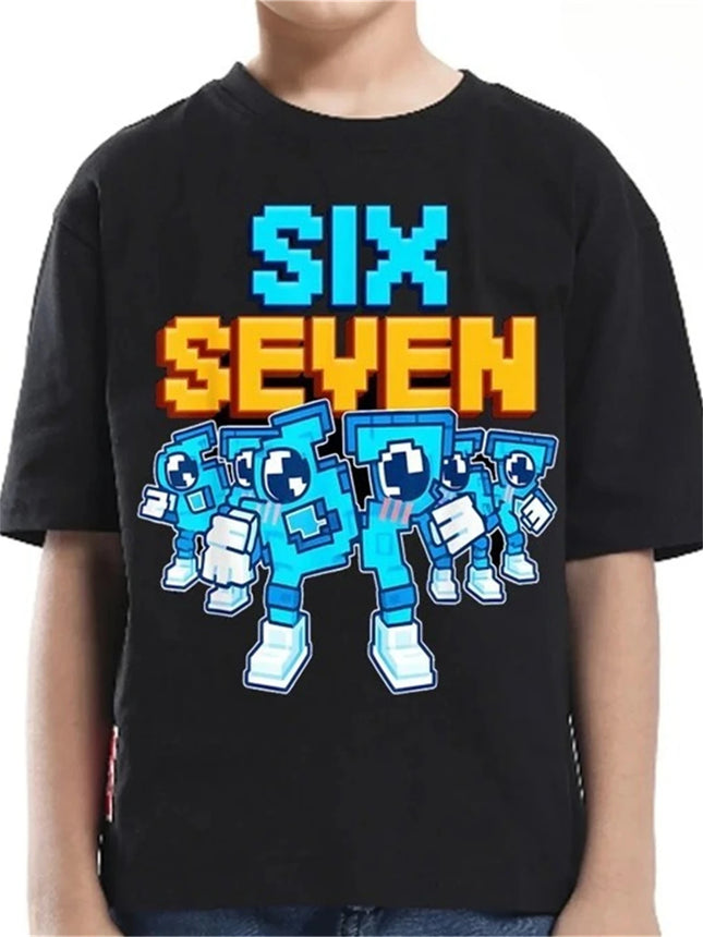 67 Meme Steal A BrainRot Italian Children T Shirt Boys Girls Kids Summer Cotton Short Sleeve Graphic Tees Tops Cartoon Tshirt