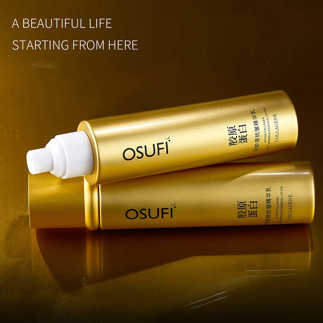 OSUFI Active Collagen Facial Moisturizing Beauty Skincare Delicate Tighten Facial Lotion Brighten Skin Elasticity Face Emulsions