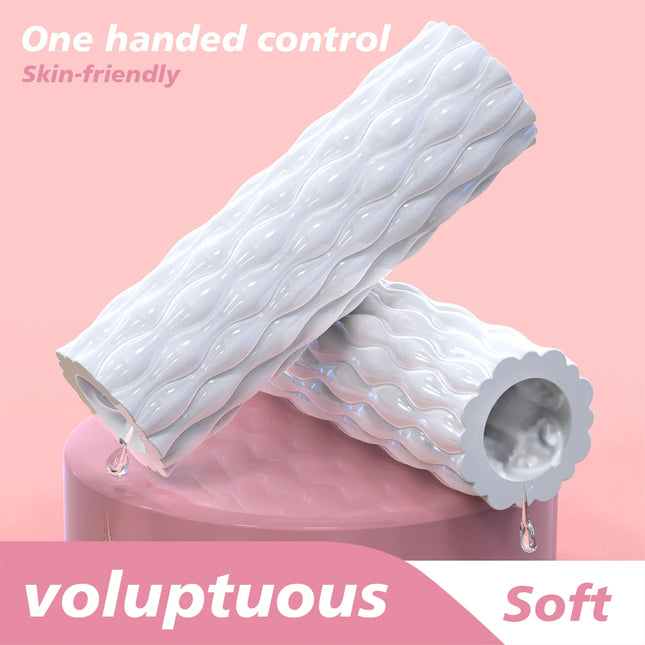 A white soft silicone realistic vaginal artificial pocket Pussy male masturbation cup adult sex toy male penis massage sex toys