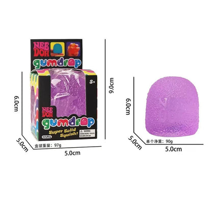Hot Needoh Fuzz Ball Cat Stress Relieving Puzzle Toys Malt Sugar Squishy Stress Relief Slow Rebound Anti-Anxiety Squeeze Toy
