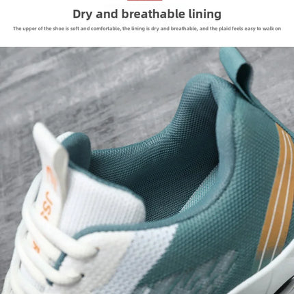 Ultralight Running Shoes for Men Casual Breathable Mesh Sneakers Anti-slip Fashion Solid Colour Men's Shoes Plus Size 47
