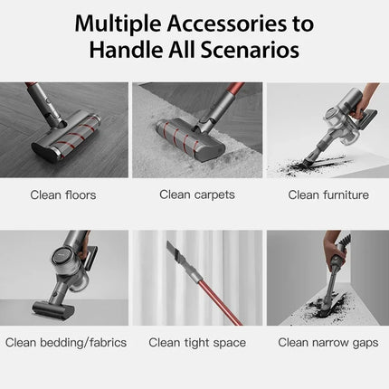 25kPa Dreame V11 Handheld Wireless Vacuum Cleaner OLED Display Portable Cordless All In One Dust Collector Floor Carpet Cleaner