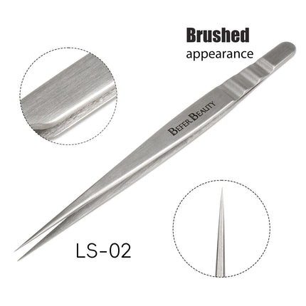Anti-Static Tweezers Eyelash Extension Professional High Precision Volume Tweezer Stainless Steel Tweezers Antislip Makeup Tool