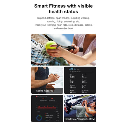 R09 Smart Ring 5ATM Waterproof Temperature Sport Health Ring Heart Rate Blood Oxygen Sleep Monitor w/ Charging Case Smartring