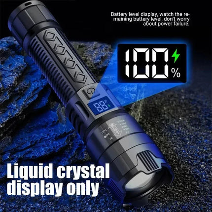 High Strong Power Led Flashlights Tactical Light Super Bright Waterproof Headlamp Charging Camping Fishing Defensa Zoom Lantern