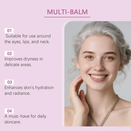 Calcium Volume Multi Balm Stick Collagen Moisturing Face Cream Stick Hydrating Firming Anti-Wrinkle Eye Lip Neck Face Skincare