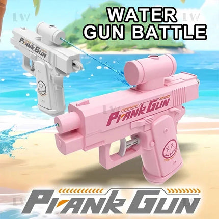 New Creative Double sided Reverse Water Spray Gun Trick Tactics Double sided Reverse Water Spray Mini Water Play Toy
