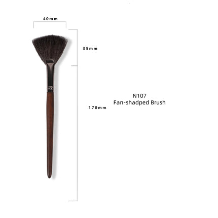 Goat Hair Makeup Brushes Set: Eyeshadow Brush, Foundation Loose Powder Brush, Blush Brush,Comestic Beauty Tools Preminum Quality
