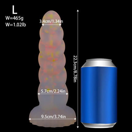 Silicone Soft Anal Toys Transparent Luminous Butt Plug 3 Size Adult Toys Tapon Anal Plug Braided Dilatador Anal Dildo Buttplug