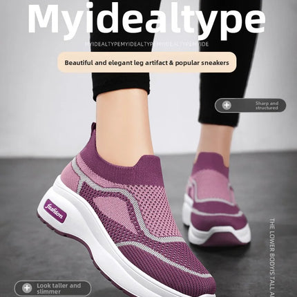 Women's Luxary Chunky Sneakers 2025 trend Fashion Mesh Breathable Shoes for women Sports Running Casual Ladies Fitness Vulcanize