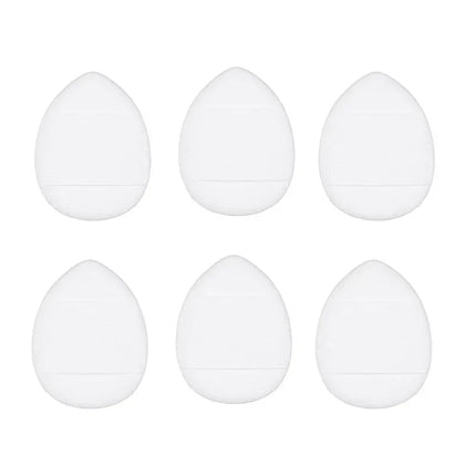 6/10Pcs Mini Finger Puff Foundation Small Air Cushion Powder Sponge Face Concealer BB Cream Cosmetic Applicator Makeup Tools