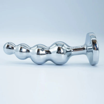 Metal Anal Plug Prostate Massager Anal Beads Butt Plug Metal Dildo G-spot Stimulating Sex Toys for Men and Women But Plug