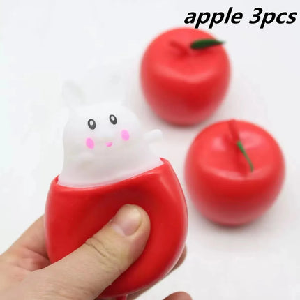 Funny Pumpkin Squirrel Astronaut  Block Squeeze Anti-stress Toy Hide and Seek Figures Stress Relief Fidget Toys For Kids Adult