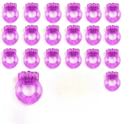 Vibrating Ring Vibrator Cock Ring Silicone Penis Ring Clit Stimulator Intimate Sex Toy Men Long Lasting Stronger Vibrators Ring