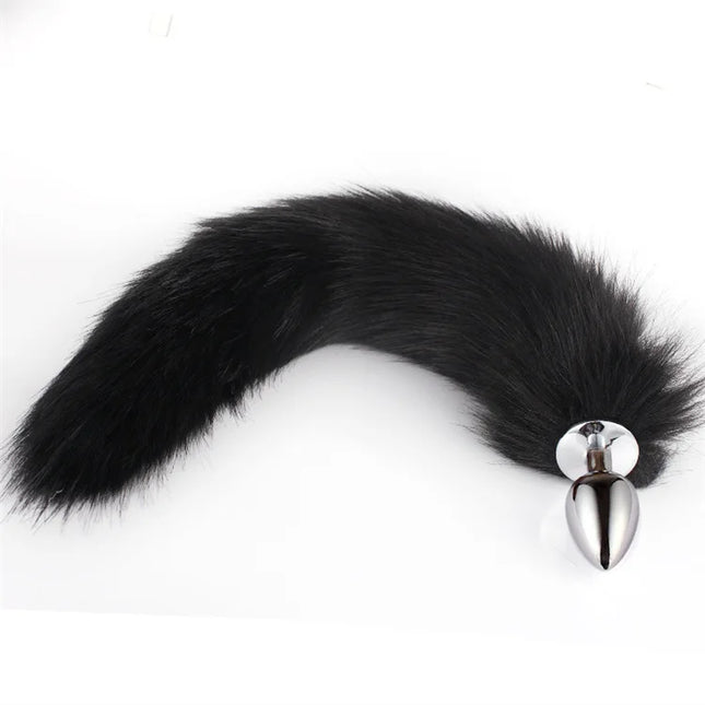 Role-playing Sex Games, Men and Women Sex Toys, 1pcs, BDSM Three Size Dog Tail Anal Plug, Animal Tail Butt Plug