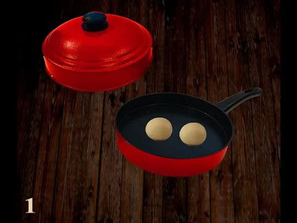 Dream Pan Magic Tricks Foods Doves Appearing in Empty Pan Magia Cook Anything Funny Stage lllusions Gimmicks Mentalism Props