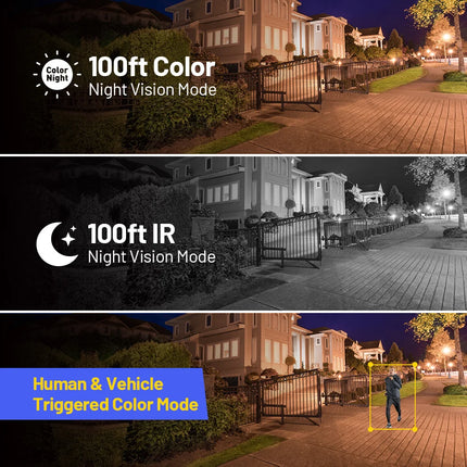 ANNKE 12MP Smart Dual Light Camera Kits Security Cam 8CH NVR 8PCS POE Camera Outdoor CCTV Video Surveillance Protection Camera