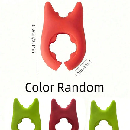 Silicone Kitchen Utensils - Anti-Spill Ladle And Pot Lid Holder, Size: 1.69in*2.44in, Random Silicone Color, Multifunctional Spatula Holder, Suitable For Home And Kitchen Restaurant Use
