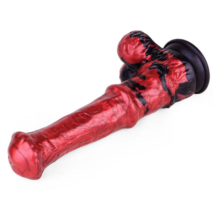 FAAK Fantasy Large Horse Dildo Sucker Silicone Multi Color Penis With Testis Sucker Female Masturbator Anal Plug For Women Men