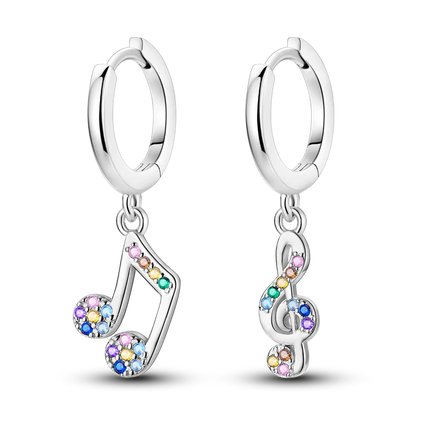 Orstarry 925 Sterling Silver Crystal Circular Eardrops Drop Earrings Women Earrings Charm Fashion Versatile Party Jewelry Gifts