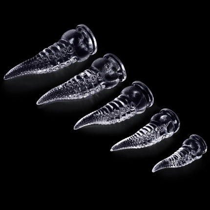 Transparent Octopus Tentacle Sucker Anal Plug Stimulator Prostate Massager Dildos Anus Expander Buttplug Sex Toys For Women Men