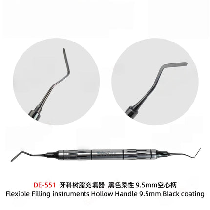 Dental Resin Filling & Shaping Tool Set, Composite Restoration Instrument with Carver, Polisher & Placement Kit.
