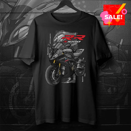 Retro 2015-2018 Models German S1000RR Motorcycle T-Shirt 100% Cotton O-Neck Short Sleeve Summer Casual Mens Tee Rider Streetwear