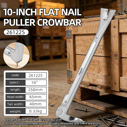 8/10/12-inch Flat Dovetail Chisel End Nail Pullers Household Woodworking Pry Bar Multi-purpose Tool (Hand Tools)