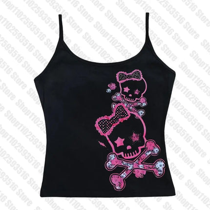 Women's Corset Top Crop Top Sexys Trashy Y2k 2000s Tops With Suspenders Woman Clothing Gothic Clothes Harajuku Summer Emo 2024