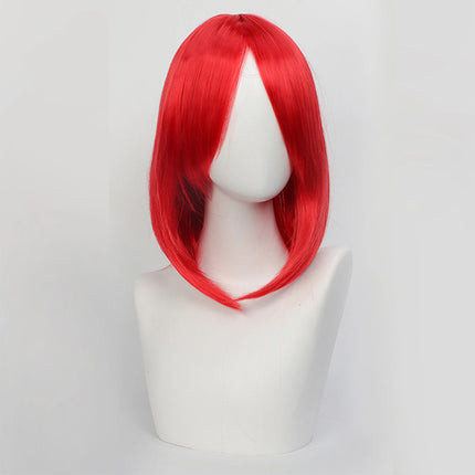 Synthetic Medium Length Cosplay Wig, Adjustable Headband,Multiple colors