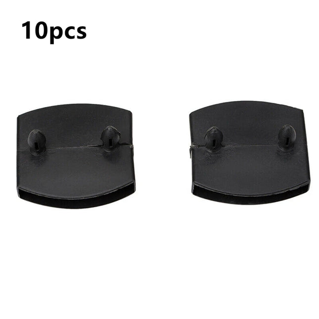 10/20pcs Black Plastic Replacement Bed Slat Plastic Center/End Caps Holder for Holding Securing Furniture Frames