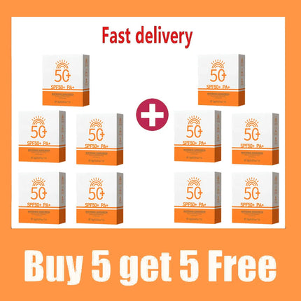 Sunscreen Travel Size Waterproof Sweatproof SPF50+ PA+ Facial Sunscreens For Face Beach Sun Screen Protector
