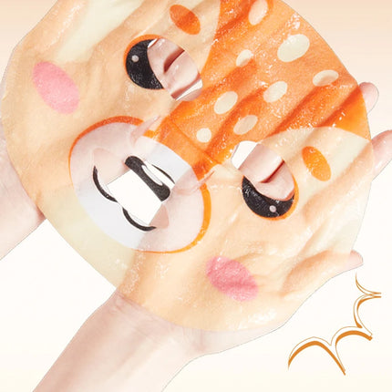 5pcs SADOER Animal Pattern Masks Face Mask Moisturizing Anti Wrinkles Anti-Aging Whitening Facial Masks Skin Care Novel Products