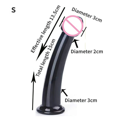 Silicone Anal Dildo Women Butt Plug Silicone Artificial Penis Woman Sex Toy Adult Female Dildo Toy For Gay