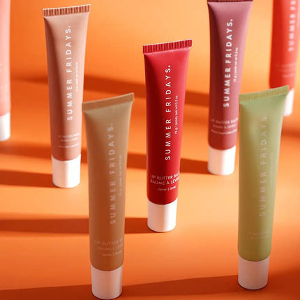 Summer Fridays Lip Balm Lipstick Moisturizing Glossy Smooth Soft Lips Cosmetics Sugar Vanilla Beige Sweet Mint Makeup Lip Care