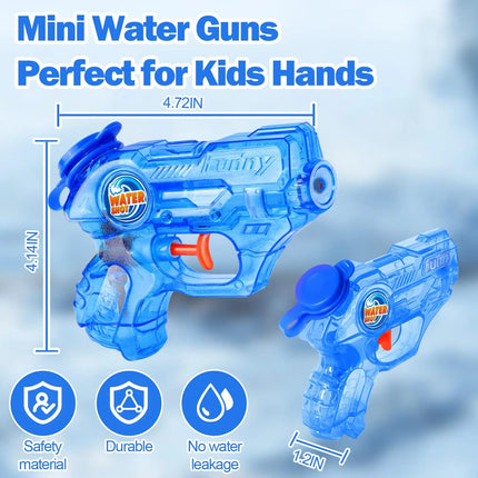 Mini Water Gun for Kids Toddler Small Water Guns Soaker Squirts Blasters for Pool Water Toys Summer Outdoor Beach Fighting Toys