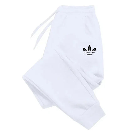 Men's sporty tapered pants, comfortable casual trousers, suitable for daily workouts and leisure wear