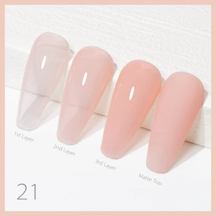 9ml CANNI Nail Gel Polish HEMA FREE TPO FREE French Nail Design Rubber Base Gel Builder Nail Gel In Bottle Semi Permanent Gel