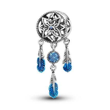 Charm Silver 925 Beads Blue Series Fit Bracelet Charms DIY Original Fashion  Pendants For Jewelry Maing