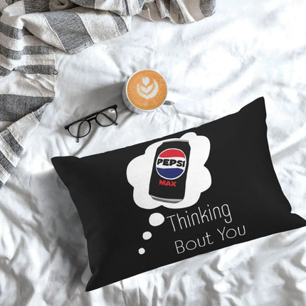 Thinking Bout You Pepsi Max Rectangle Pillowcase Cushion Cover Decorative Bedroom Bed Home Comfort Throw Pillow